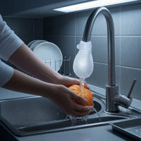 100 Pieces Faucet Strainer Bag with Tie Straps Sediment-Trapping Faucet Strainer Bag with Ties Reusable Pouch with Ties for Kitchen Sink
