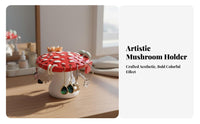 Toadstool Earring Holder Decorative Toadstool Jewelry Stand Whimsical Design