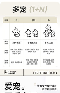 tuffhound它愿轻便折叠宠物推车狗狗专用猫咪外出辅助小型宠物车 黑粉色（加固版）