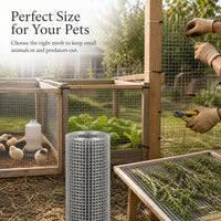 304 Stainless Steel Welded Wire Mesh Fence for Garden, Farm, Balcony, and Pest Control