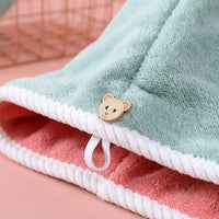 Microfibre Towel Wrap for Women, Super Absorbent Turban for Adults, Lightweight Fleece Post Bath 25 x 60 cm