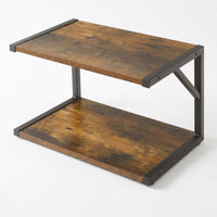 Black Metal Frame Desktop Printer Rack