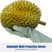 Thickened Protective Gardening Gloves, Anti-Puncture, Waterproof, for Flower Planting, Pet Bath, Anti-Nip