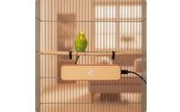 Bird Heat Panel Low-Electrical Potential Heating Board with Resistant Cable USB-Powered Cage Heater for Parrots