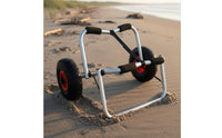 Inflatable Boat Trailer Wheel Portable Heavy-Duty Canoe Trailer Construction Water Outdoor Equipment for Beach, Dock