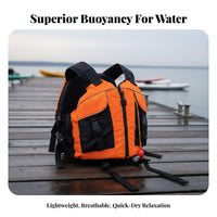 Mature Flotation Vest Lightweight Mature Flotation Vest Kayaking Flotation Device Breathable Material Kayaking PFD Easy-Release