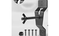 Spare Tire Carrier Bracket Wall-Mounted Spare Tire Carrier Bolt-on Steel for Enclosed Trailers, Garages