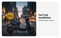 2 Pieces Folding Motorcycle Foot Peg No Tools Required Installation Foldable Footrest Clamp-on Passenger Footrest Wide
