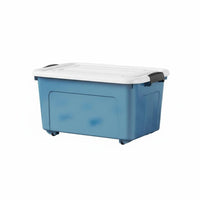 Wheeled Underbed container With casters Household Storage particulateresistant for beneath the bed