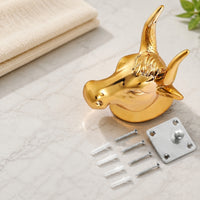 Space-Saving Instrument Hanger with Bull Head Elegant Guitar Wall Mount Hanger Safeguarding Guitar Wall Mount Long-Lasting for Musicians