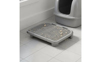 Easy to Clean Cat Litter Trapping Mat Waterproof Double Layer Litter Mat Non-Slip Feet Pet Supply