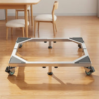 Refrigerator Base Stand Multi-Functional Refrigerator Stand with Wheels Non-Slip Adjustable Appliance Roller for Kitchen