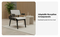 Statement Piece arcd sectional Modern Aesthetic Serpentine Reception Couch Deep Seat Public Seating Ergonomic Support for Interior Designers, Design aficionados, Commercial Space, Waiting Room, Lounge Area, Office