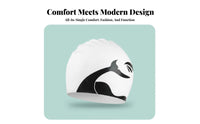 Silic Single Swim Cap Comfortable Fit Large Size Swim Cap High Waterproof Swimming Hat for Adults, Swimmers, Water Sports, Training, Bathing