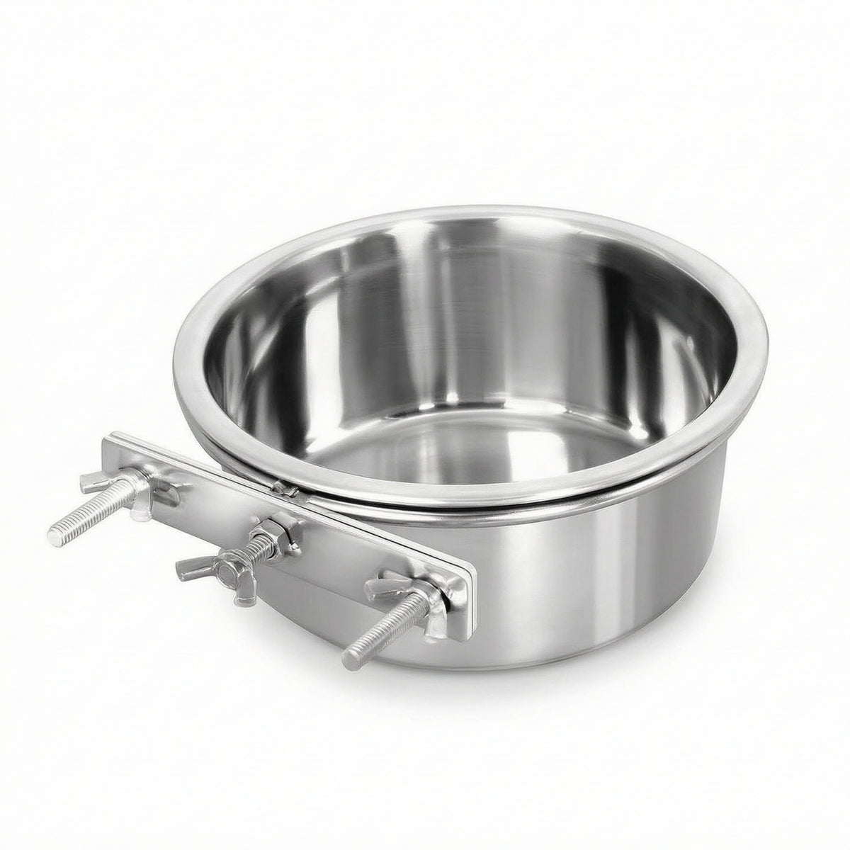 Spill-Resistant Dog Bowl with Mounting Bracket Mountable Dog Crate Bowl Long-Lasting Sturdy for Dogs