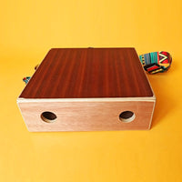 Box Drum with Strap Lightweight Box Drum with Adjustable Strap Hand-Played Percussion Instrument for Students, Music Gatherings