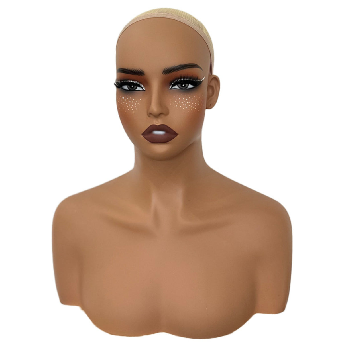 Mannequin Head Bust Shoulder-Length Mannequin Head Display Bust