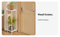 Floor-Standing 2-Tier Planter Rack Minimalist aesthetic Tiered Plant Stand Space-Saving Home Decoration adaptable Use for Homeowners, Apartment Dwellers, Office Workers, Living Room, Indoor, Balcony, Bedroom