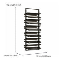 Rotating Shoe Rack Space Saving Closet Shoe Storage Rack Large Capacity Multi-Tier Storage Shelf for Adults, Renters, Dressing Room, Bedroom, Entryway