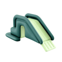 Pool Compatible Kids Inflatable Slide Anti-Tip Wide Base Inflatable Play Slide Indoor Outdoor Use for Poolside, Playground
