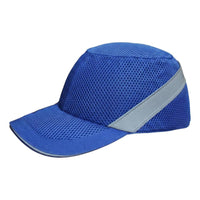 Lightweight Mesh Safety Helmet Curved Brim Cap-Style Helmet Rounded Crown Safeguarding Gear Short Bill