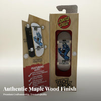Finger Skateboard Collectible Professional Fingerboard Authentic Graphics Maple Wood Finger Skateboard for Collectors, Teenagers, Tabletop, Home, Desk