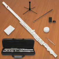 C Flutes Beginner-Friendly 16keyed Flutes Bright Tone Woodwind for Beginners, Students, Exams