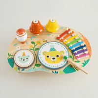 Musical Activity Table Wooden Sound Activity Table Young Child-Friendly Xylophone for Young Children, Preschoolers, Playroom, Nursery, Daycare