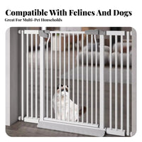 Expandable Width Safety Gate Extension Panel Easy Installation Pet Barrier Compsinglent Tooltool-Less Assembly Multiple Size Options for Feline Owners, Parents, Doorways, Indoors, Hallways, Stairways