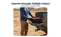 20-Ton Capacity Non-Road-Road Rescue Rope High Strength Tow Rope Elastic for Truck Owners, Emergency Towing, Roadside Assistance