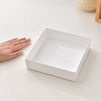Kitchen drawer organizer, sliding with dividers, plastic, white, large