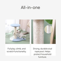 Mini Cat Tree Cat Scratcher Condo Space-Saving