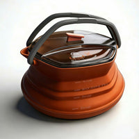 Foldable Silicone Compact Kettle-Saving Silicone Travel Kettle Lightweight Outdoor Gear for Hikers