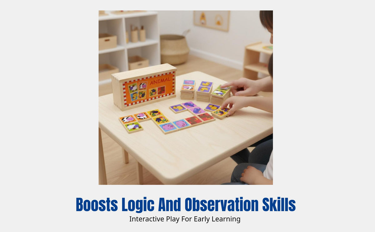Wooden Tile Matching Game, Animal Fruit Traffic Number Theme, Early Education, Preschool Cognitive Toy for Kids