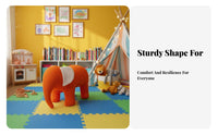 Playful Decor Ride-on creature Stool Cute Design Dinosaur Character Chair Comfortable Seating children's Furniture Stable and Safe for Toddlers, Parents, Homeowners, Playroom, Living Room, Nursery