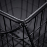 Thickened Front Bike Basket Rectangular Wire Basket with Mounting Bracket Long-Lasting Sturdy for Commuters