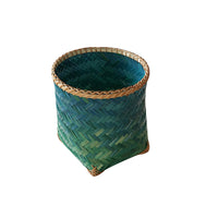 Handwoven Rattan Storage Basket in Nordic Style