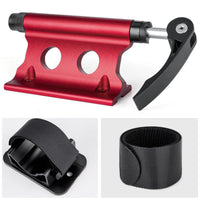 Metal Bike Fork Mount Bracket Circular Cutout Quick-Release Fork Mount for Travel
