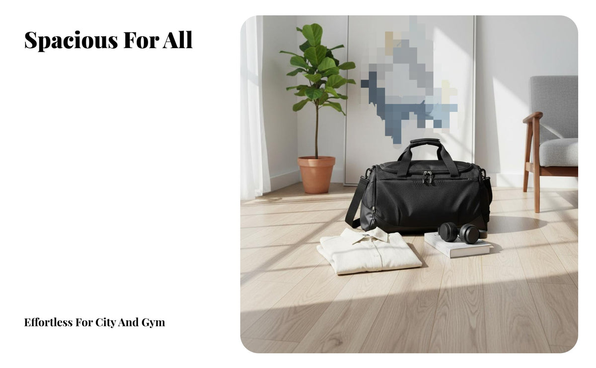 Shoe Compartment Athletic Duffel Wet and Dry Separation Gym Duffel Bag Waterproof Luggage for Journeyers, Athletes, Workout, Weekend Trips, Commuting