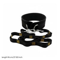 Adjustable Fit Weighted Pull-up Belt Long-Lasting Construction Heavy Duty Exercise Belt with Chain Comfortable Lining Strength Training Gear Ergonomic Design for Powerlifters, Bodybuilders, Athletes, Home Gym
