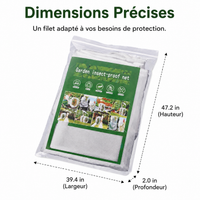 White Vegetable Garden Netting, Reusable for Vegetable Crops, Vegetable and Plant Protection in PE, 5-Year Lifespan