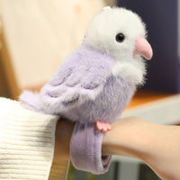 Parrot Stuffed Keychain Gift Idea Parrot Stuffed Bracelet Bird Wrist Toy Giftable Snap Bracelet Stuffed Creature Cute