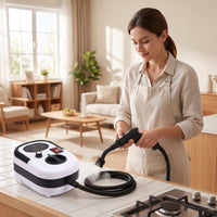 Compact Handheld Steam Cleaner Powerful Steam Cleaner with Hose Adjustable Handheld Steamer Ergonomic for Home, Kitchen