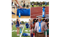 48 Pieces Polyester Name-Tag Lanyard Blank ID Lanyard with Loop Lightweight Hanging Strap Long-Lasting for Cheerleaders, Cheer Squads, Team Events, Competitions, Practices