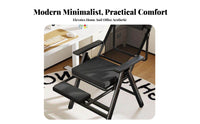 Multi-Position Lounger Adjustable Backrest Reclining Armchair for Home, Seniors
