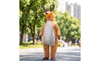 Inflatable Reindeer Costume Christmas Inflatable Reindeer Costume Full-Body for Halloween, Cosplay