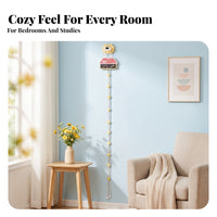 Space Saving Stuffed Toy Hanger Polyester Felt Lightweight Toy Storage Rope Wall Organizer