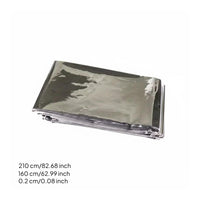 Portable Emergency Blanket Lightweight Thermal Emergency Blanket Multipurpose Compact for Roadside