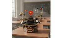 Electric Electronic Building Blocks Motorized Rotation Space Station Building Set Educational for Boys, Kids, Birthday Gift