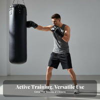 Thick Padding Boxing Gloves Shock Absorption Striking Bag Gloves Long-Lasting PU Leather for Combat Artists, Adults, Training, Gym